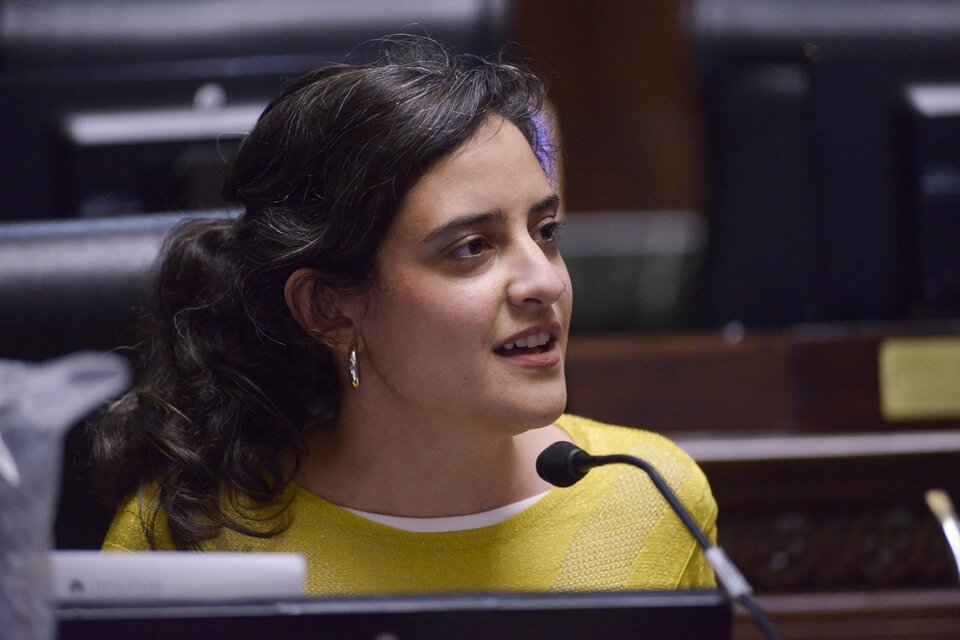 La legisladora porteña del Frente de Todos Lucía Cámpora (Fuente: Prensa Bloque Frente de Todos)
