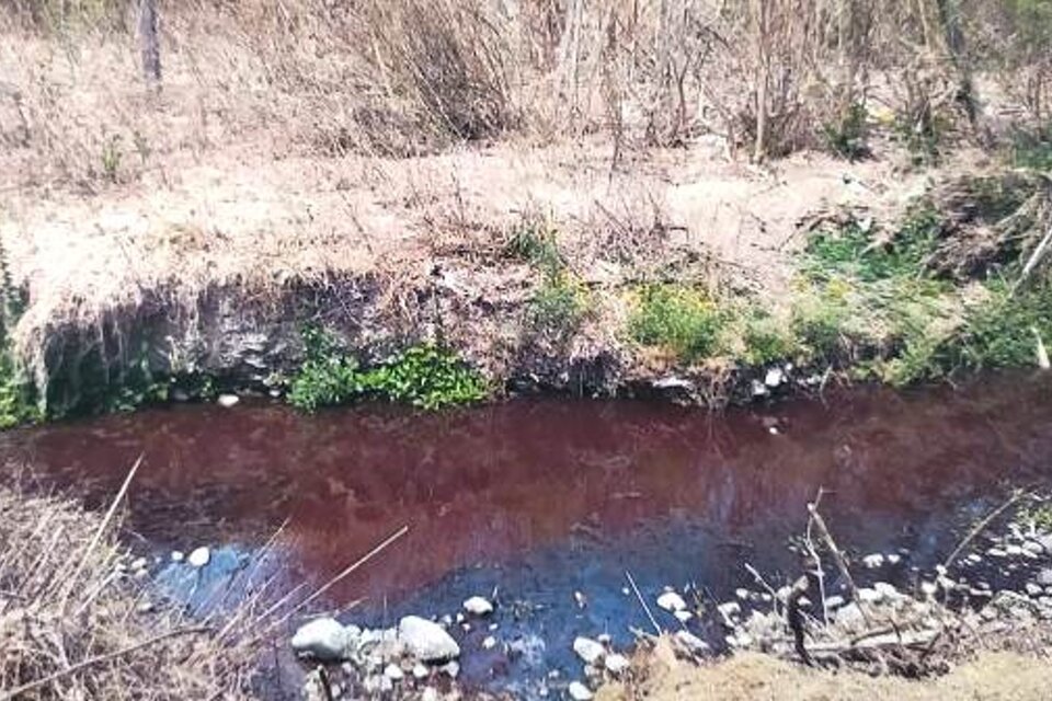 Un vecino de Atocha denunció el vuelco de efluentes tóxicos al arroyo Isasmendi