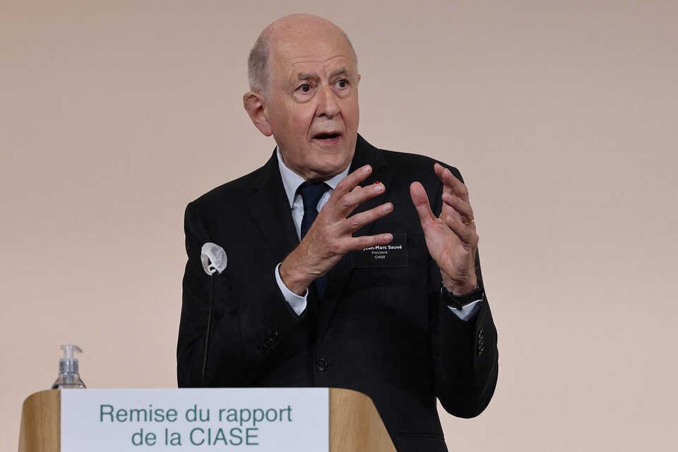 "Las violencias sexuales en la iglesia no han sido erradicadas", advirtió Jean-Marc Sauvé, presidente de la Comisión Independiente sobre los Abusos Sexuales en la Iglesia (Ciase). (Fuente: AFP)