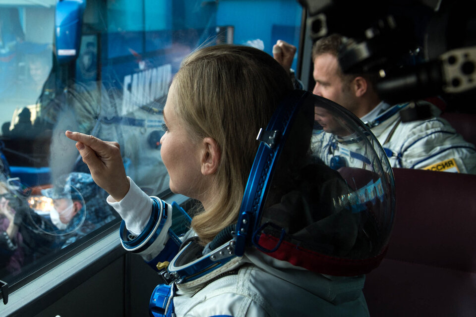 Una actriz y un director ruso filmarán la primera película de ficción en el espacio (Fuente: AFP)