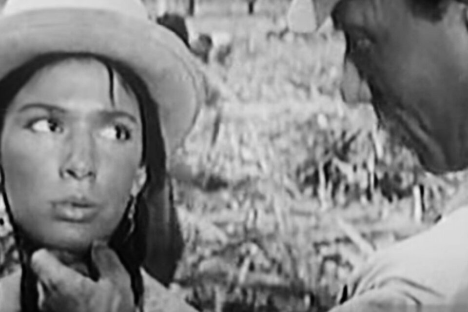 Graciela Borges de coya en la película Zafra (1959)