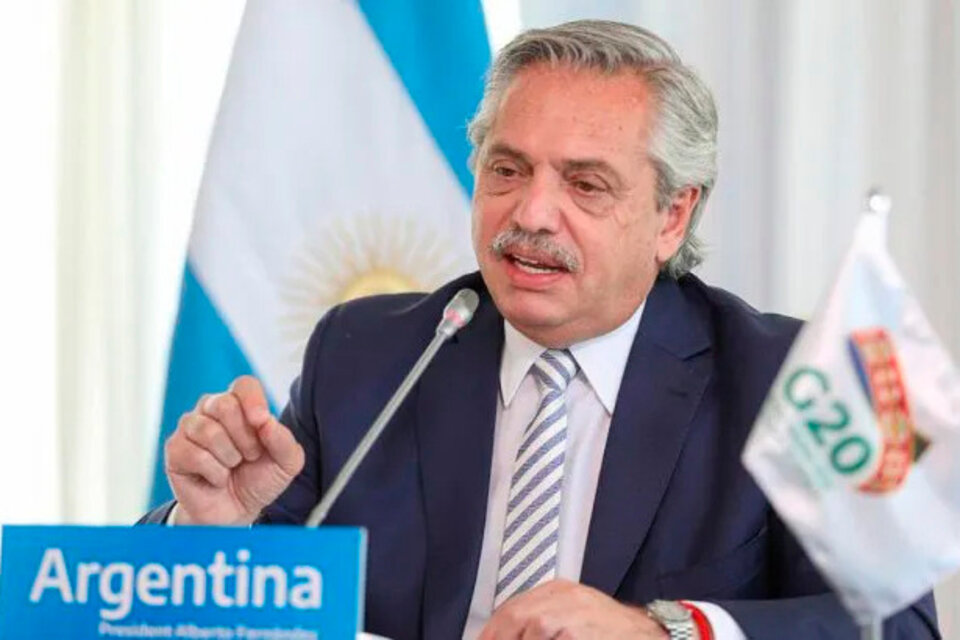 Fernández sugirió la posibilidad recibir a exiliados y refugiados de Afganistán en la Argentina. (Fuente: Presidencia)