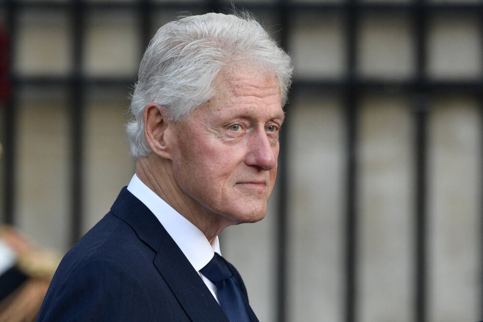 Bill Clinton debió ser internado por una infección  (Fuente: AFP)