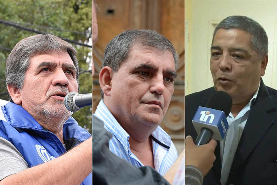 Jesús Monzón, Antonio Donnello y Oscar Barrionuevo.