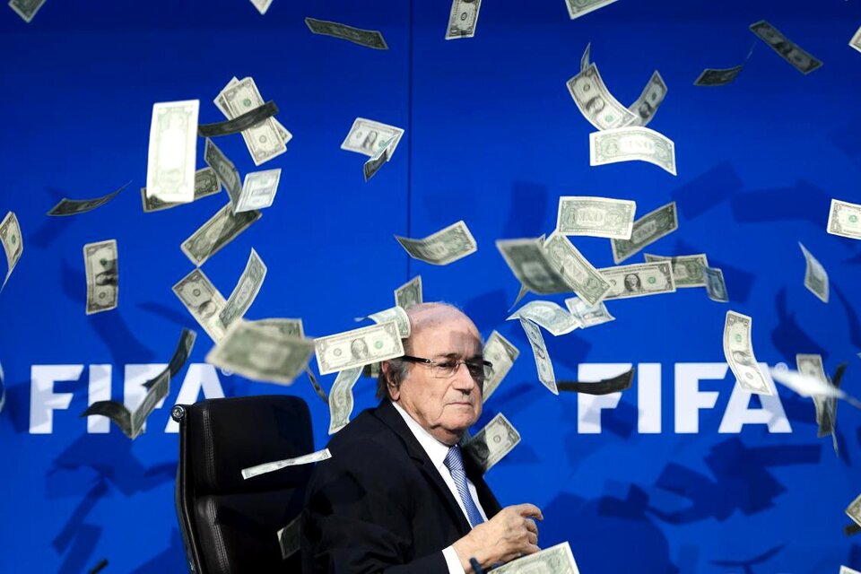 Joseph Blatter, presidente de la FIFA en el momento que estalló el escándalo (Fuente: AFP)