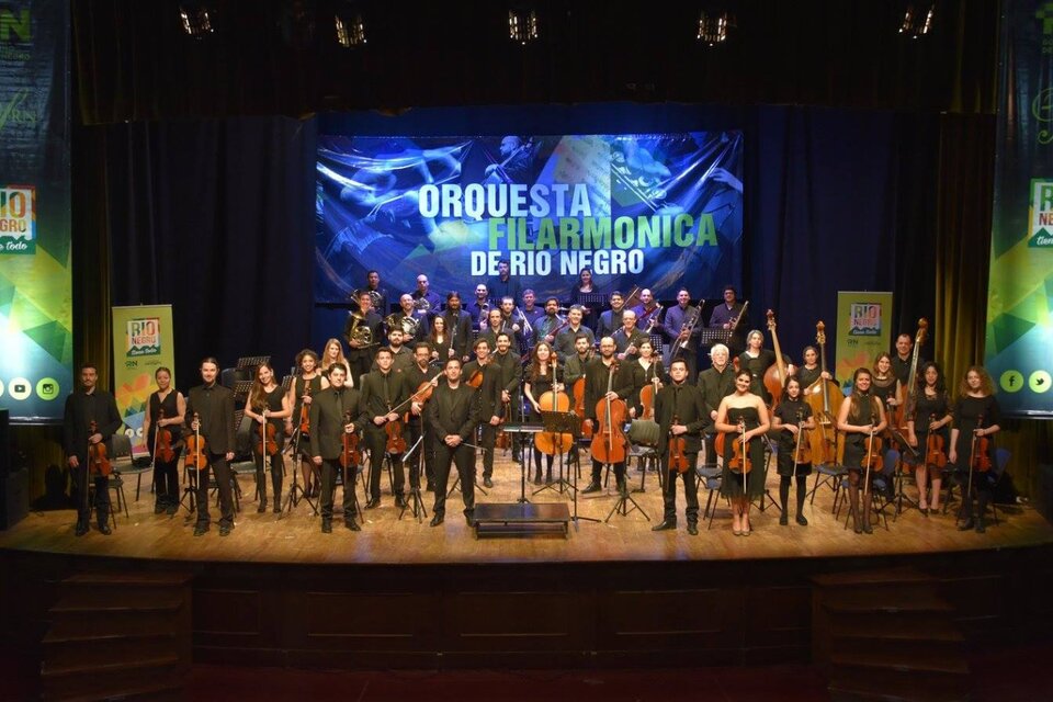 La Orquesta Filarmónica de Río Negro participará en varios encuentros.