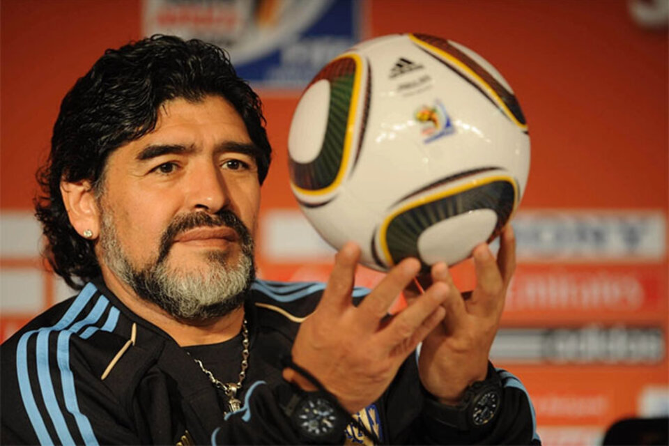 Diego Maradona, en sus años como DT de la Selección