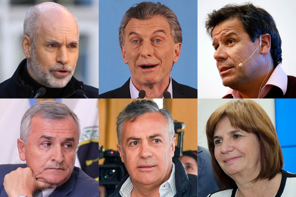 Rodríguez Larreta, Macri, Manes, Morales, Cornejo y Bullrich aspiran a competir por la Presidencia dentro de dos años.