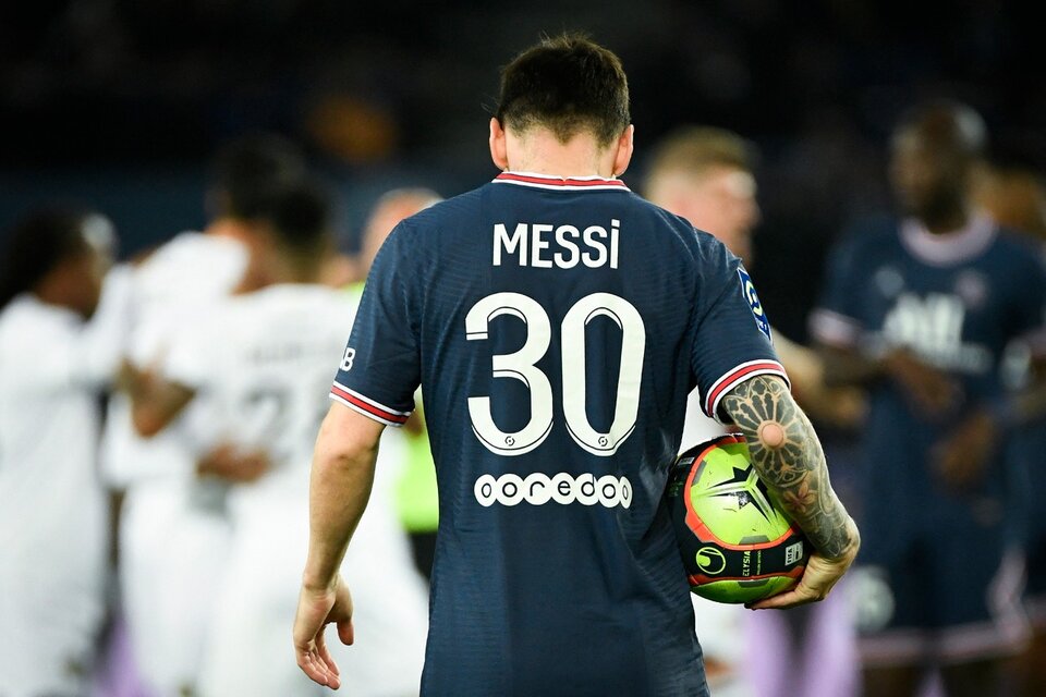 Messi mostró dificutades físicas el tiempo que jugó (Fuente: AFP)