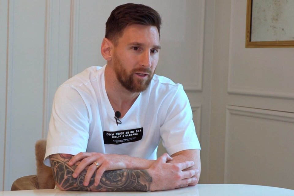 "Tengo mucha ilusión en hacer grandes cosas. Venimos de ganar la Copa América tras haberla buscado tanto tiempo", expresó Messi (Fuente: Imagen de video)