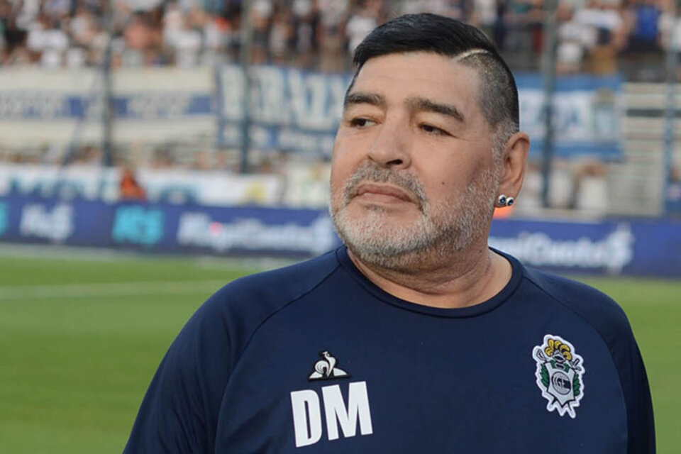 Maradona, comprometido con los DDHH.  (Fuente: Fotobaires)