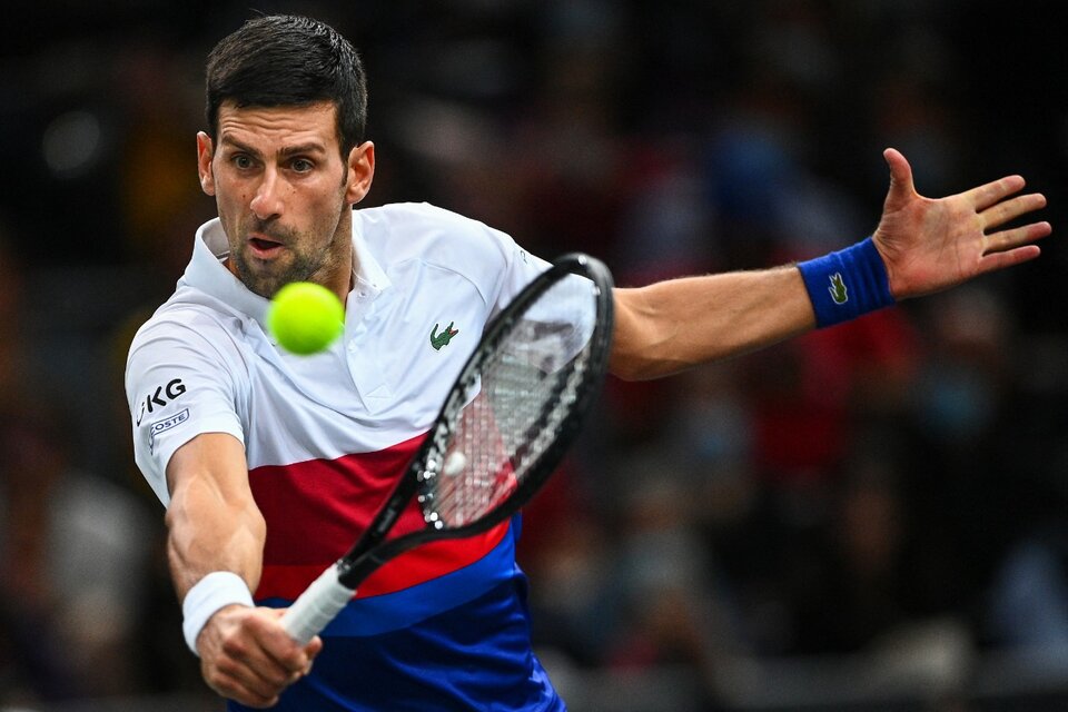 Djokovic ganó sin jugar en París (Fuente: AFP)