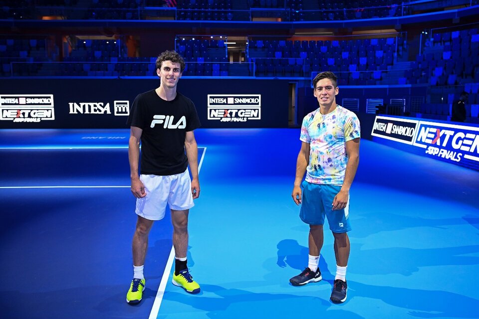 Cerúndolo y Báez, en el torneo de proyección más selectivo del mundo (Fuente: Peter Staples / ATP Tour)