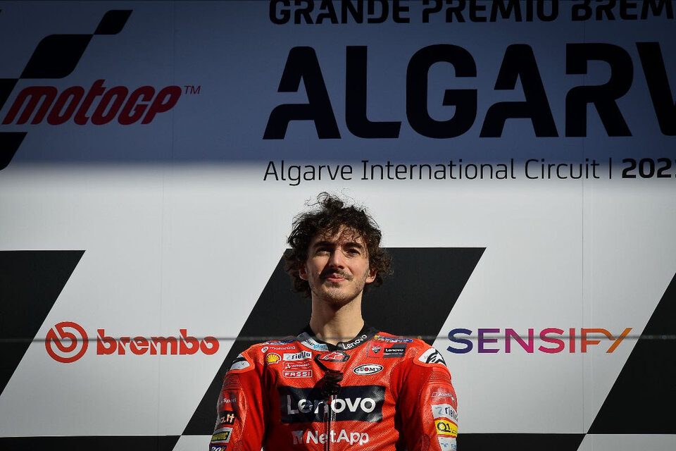 Francesco Bagnaia (Ducati). (Fuente: Prensa MotoGP)
