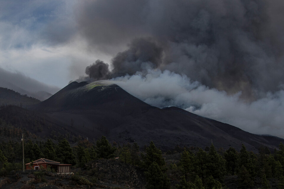 Volcán Cumbre Vieja: cincuenta días de actividad (Fuente: AFP)