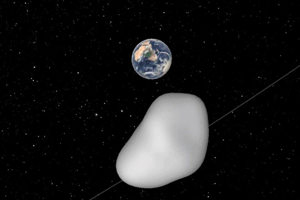 El asteroide 4660 Nereus, camino a la tierra. (Fuente: NASA)