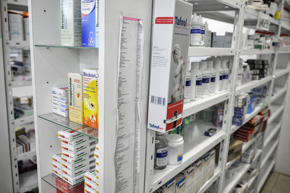 Las ventas de medicamentos se incrementaron 70,8 por ciento.  (Fuente: Sandra Cartasso)
