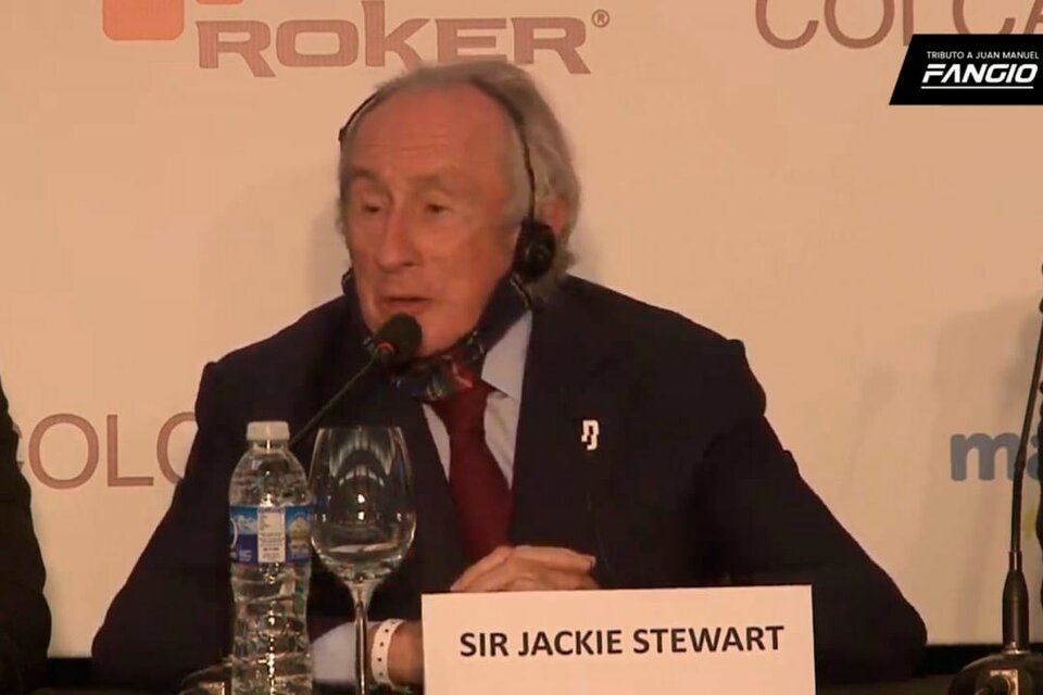 Sir Jackie Stewart, tricampeón mundial de la Fórmula 1  (Fuente: Corbis)
