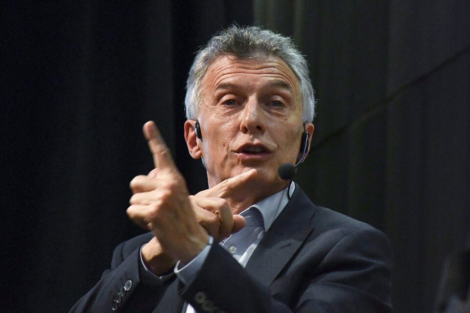 “El Fondo vino, nos prestó para que podamos pagar y no entrar en default", dijo Macri, (Fuente: Télam)