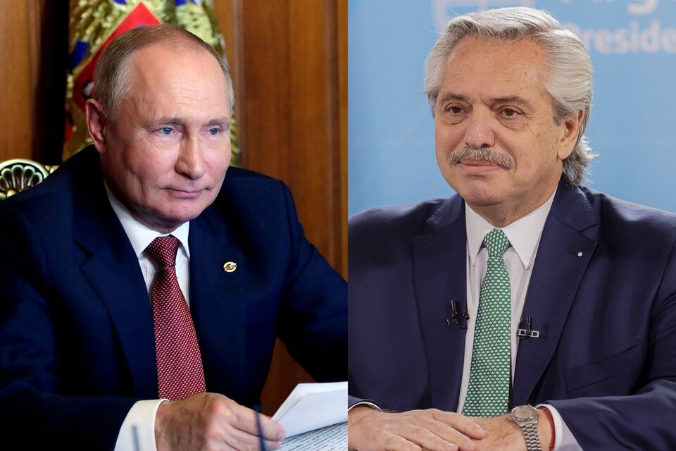 Alberto Fernández repasó la relación bilateral con Vladimir Putin.