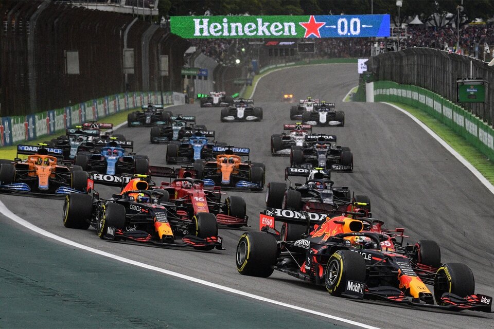 Fórmula 1: Bottas ganó el Sprint y larga primero en el Gran Premio de Brasil (Fuente: AFP)