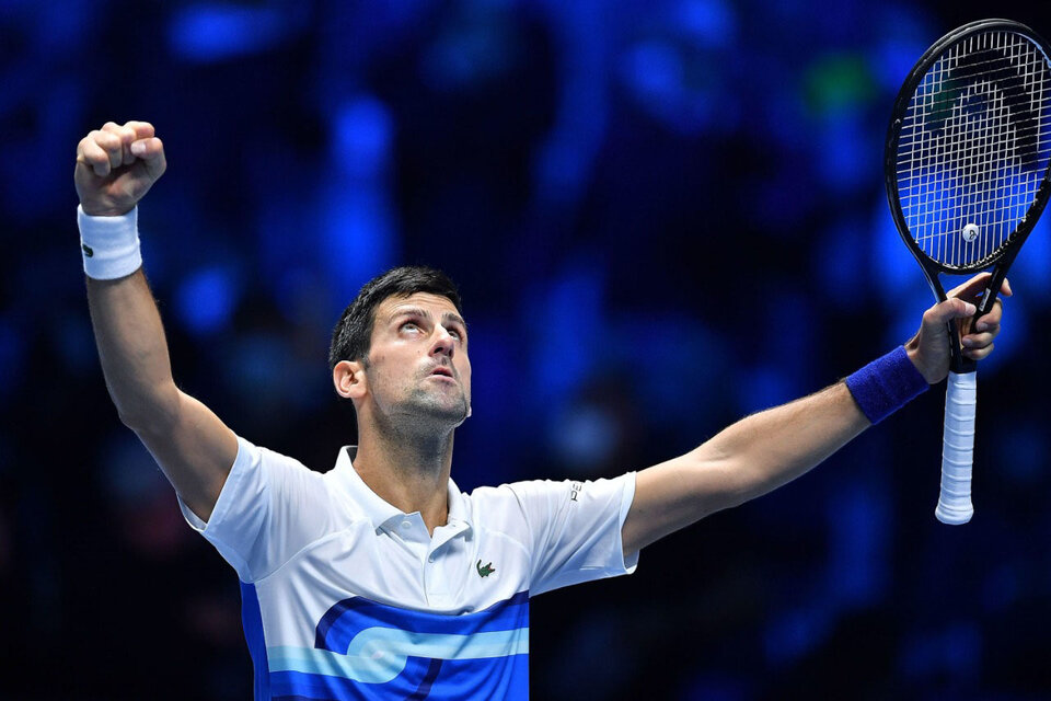 Novak Djokovic, nuevamente semifinalista del Masters. (Fuente: EFE)