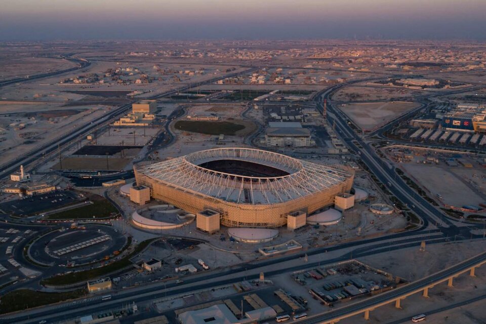El estadio Al Rayyan, uno de los ocho donde se jugará el Mundial (Fuente: AFP)