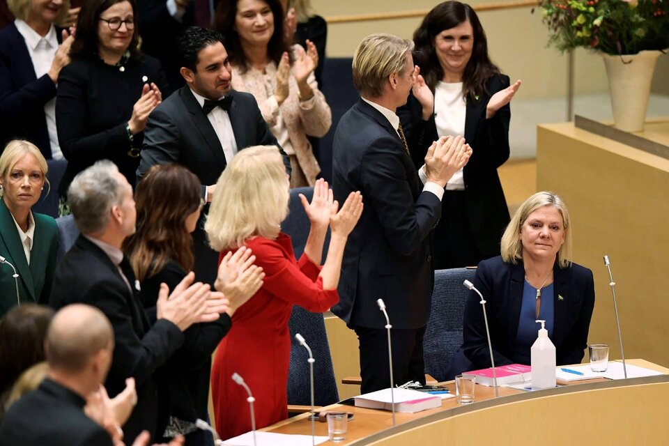 Magdalena Andersson no logró llegar a un acuerdo con el Partido Centrista. (Fuente: EFE)