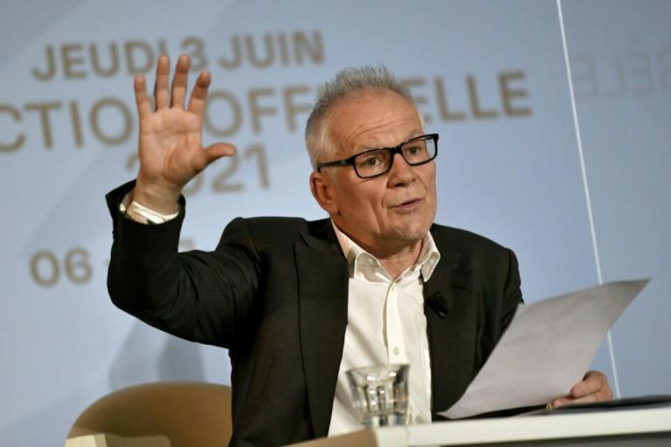Frémaux durante la edición del Festival de Cannes de julio pasado.  (Fuente: AFP)