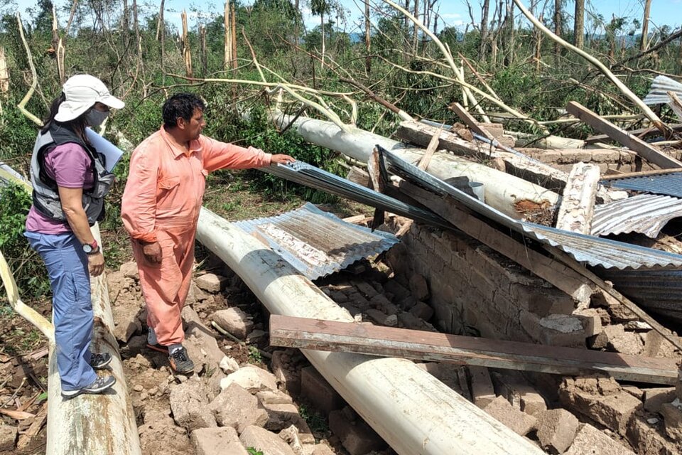Orán: Cientos de familias kollas sufrieron destrozos por un violento temporal
