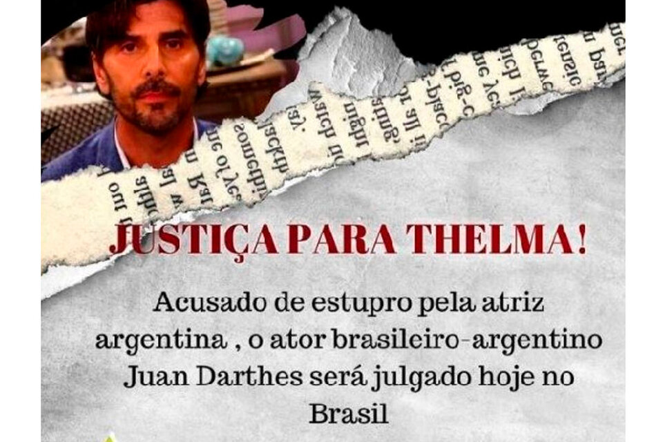 El colectivo brasileño de artistas Respeto en Escena lanzó una campaña en apoyo de Fardin, bajo el lema "Hoy gritamos Justicia para Thelma".
