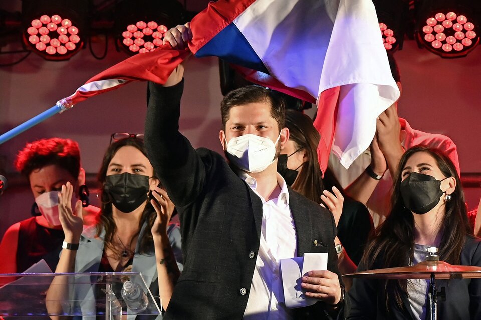 Gabriel Boric, presidente electo de Chile. (Fuente: AFP)