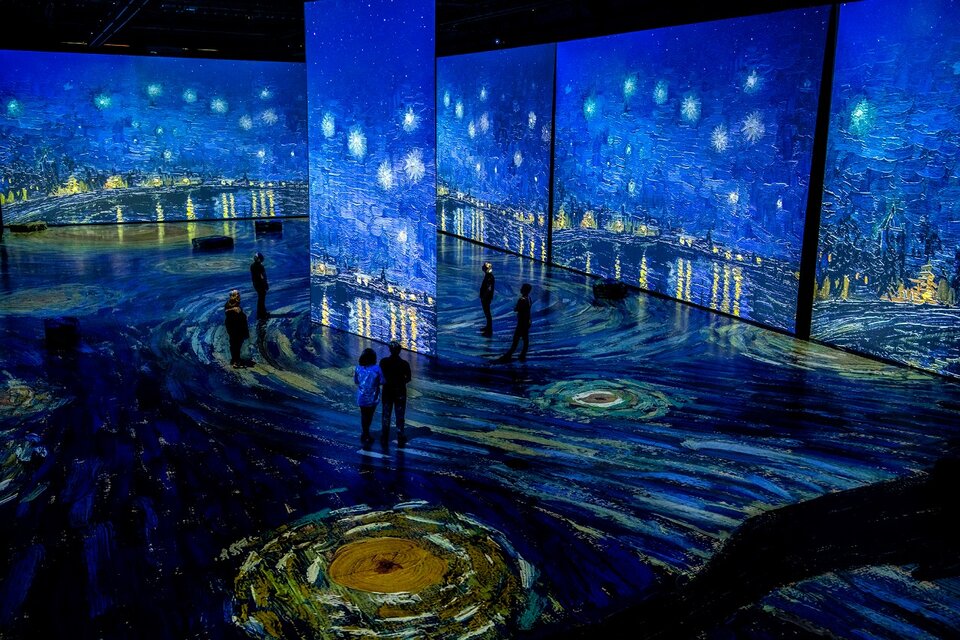 La muestra inmersiva "Imagine Van Gogh", en febrero en La Rural