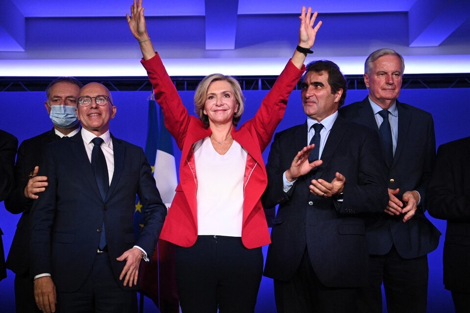 Pécresse, la primera mujer elegida por la derecha para pelar por la presidencia.  (Fuente: AFP)