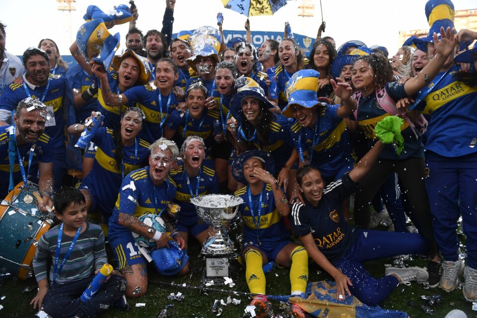 Boca goleó 5-2 a la UAI y se quedó con el Clausura femenino (Fuente: Télam)
