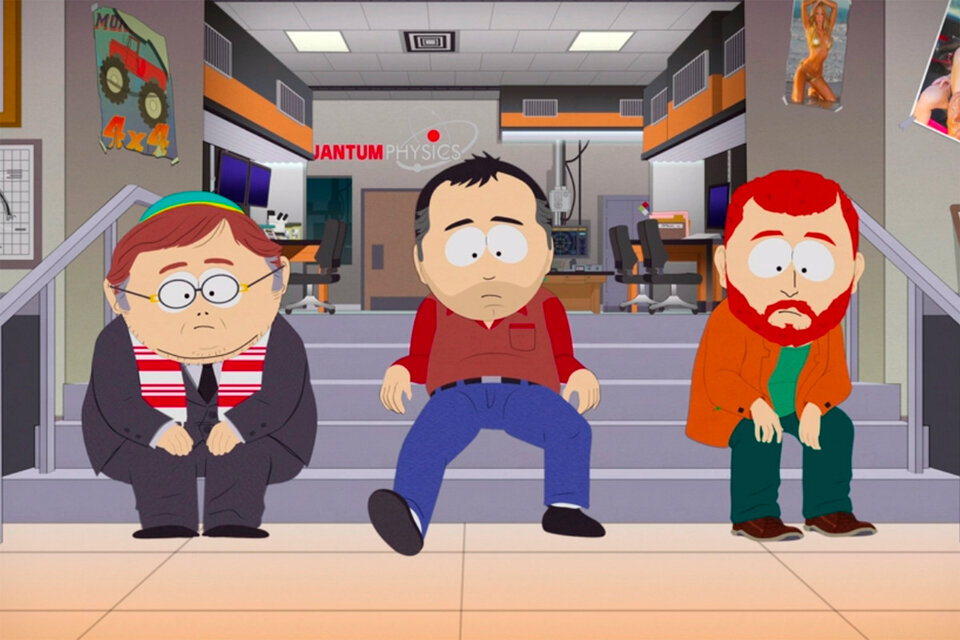 Cartman, Stan y Kyle son adultos en el primero de dos especiales postpandémicos de la sátira animada. (Fuente: Paramount+)