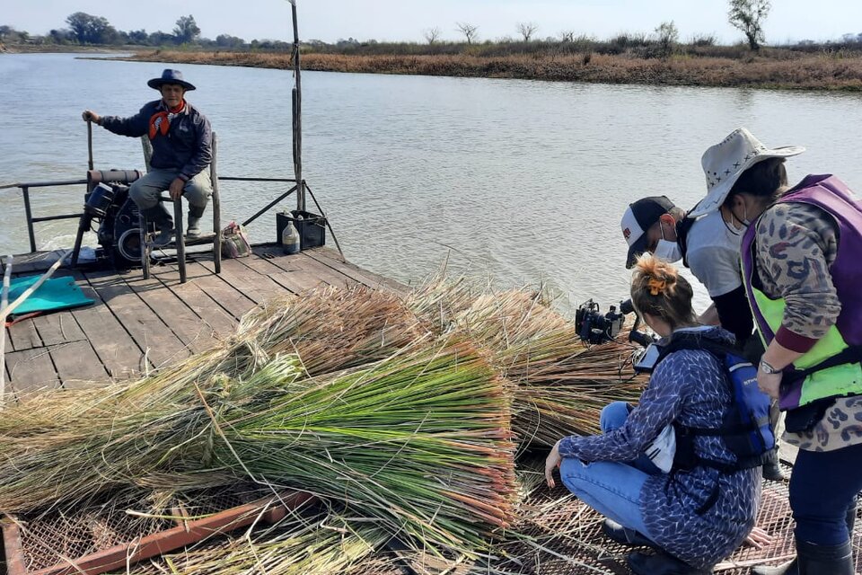 Filmación en el norte santafesino de un capítulo de Antología.