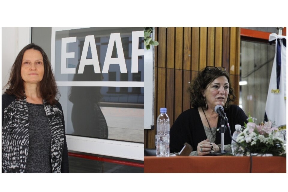 Silvana Turner y Anahí Ginarte. Foto: Gentileza UNCUYO.