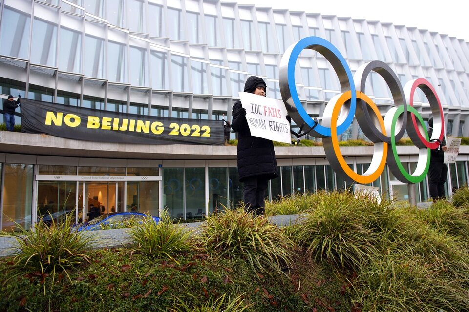El COI está recibiendo cuestionamientos por llevar los Juegos Olímpicos a Beijing (Fuente: EFE)