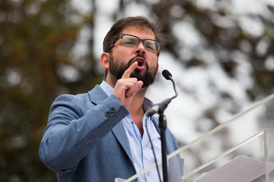 Gabriel Boric, candidato de la izquierda en las elecciones de Chile (Fuente: AFP)