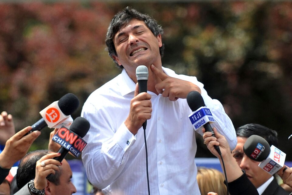 Franco Parisi, la sorpresa de la primera vuelta en Chile. (Fuente: AFP)
