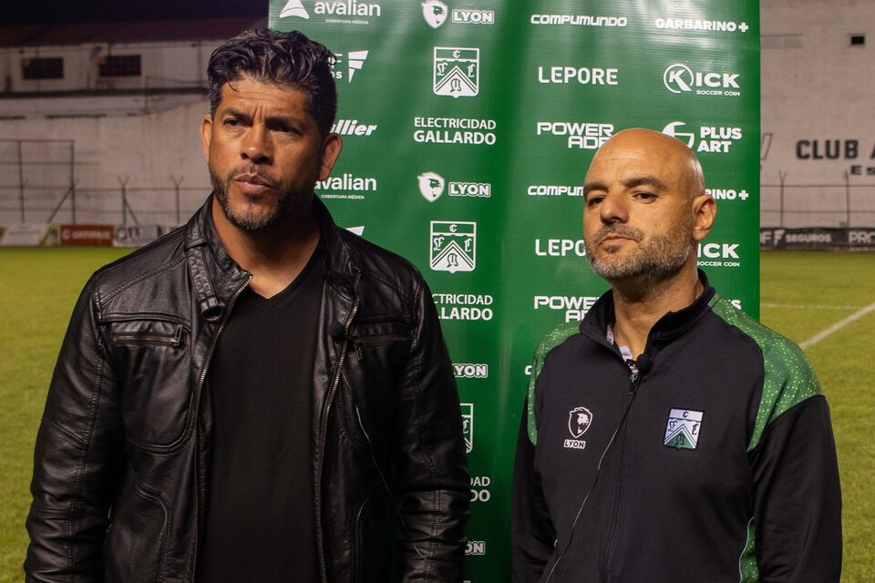 Sergio Gómez y Favio Orsi (Fuente: @FerroOficial)