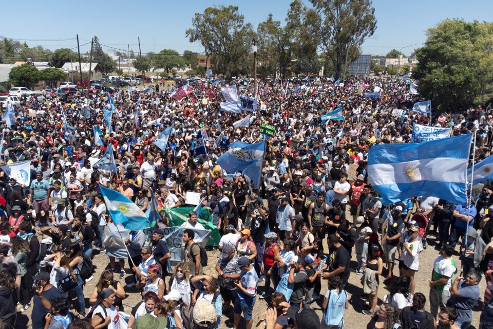 Los asambleístas de Chubut siguen en alerta hasta que se derogue la ley  (Fuente: Télam)