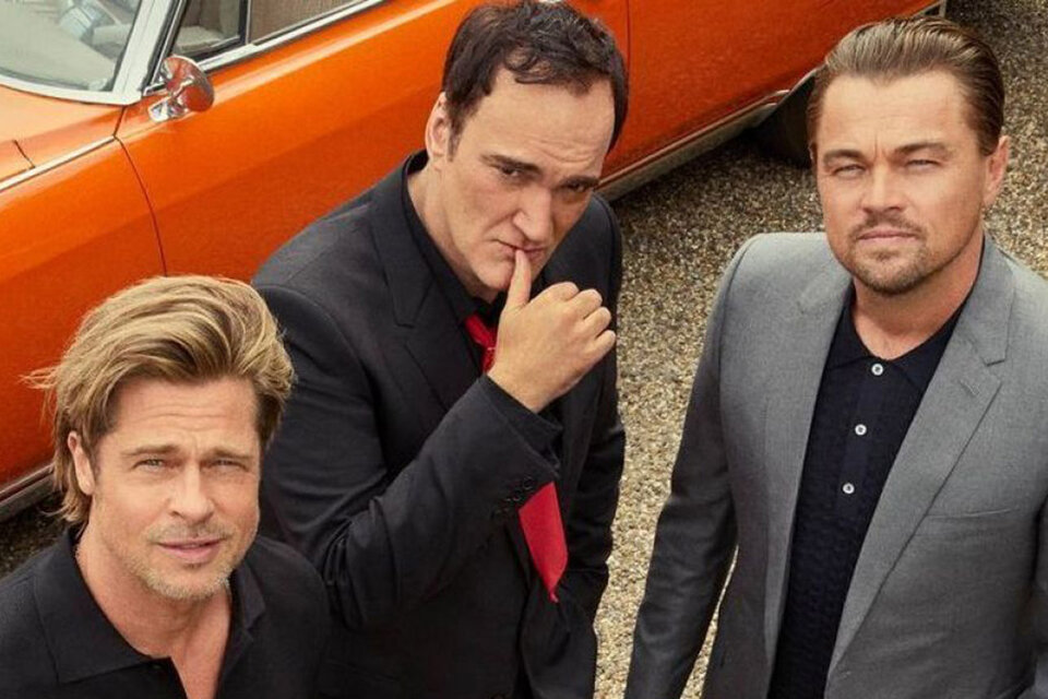 Brad Pitt, Quentin Tarantino y Leonardo Di Caprio