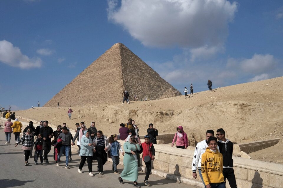 Las Pirámides congregan infinidad de visitantes.  (Fuente: AFP)