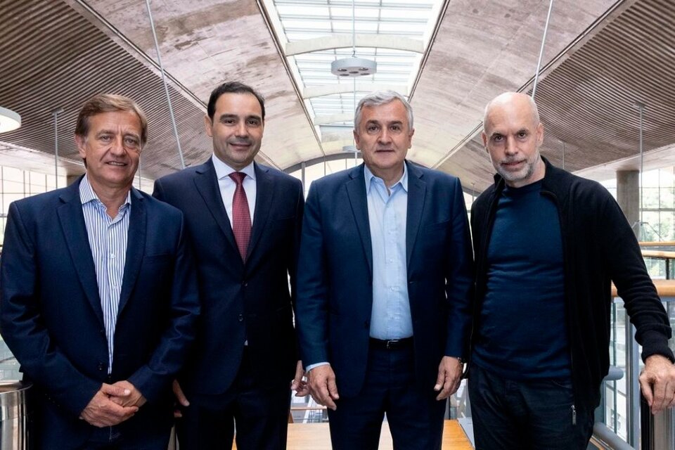 Rodolfo Suárez, Gustavo Valdés, Gerardo Morales y Horacio Rodríguez Larreta  no participarán del encuentro con el ministro de Economía, Martín Guzmán.