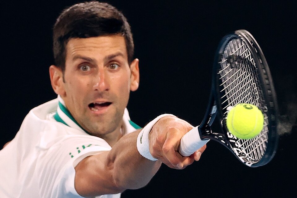 Djokovic confirmó que jugará en Australia sin estar vacunado (Fuente: AFP)