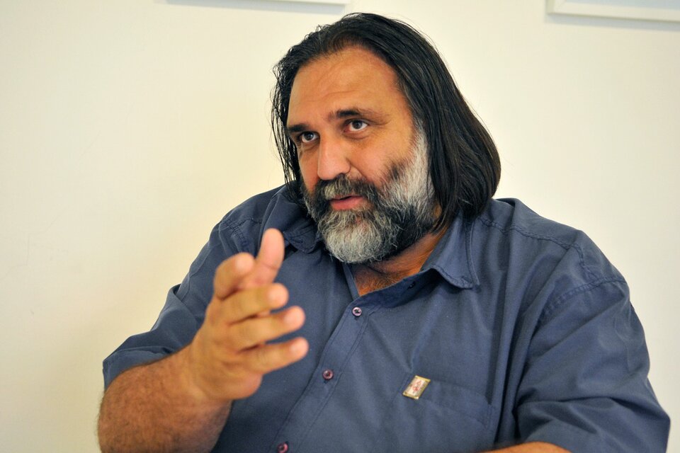 Roberto Baradel comenzó a recibir amenazas en 2016, en el primer año de la gestión de Cambiemos. (Fuente: Sandra Cartasso)