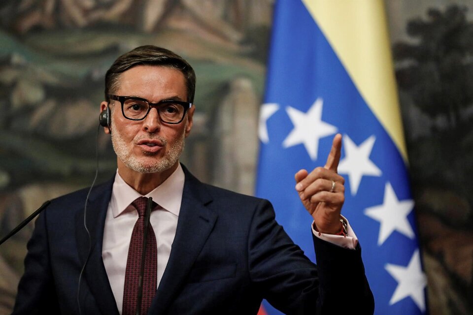 Felix Plasencia, canciller de Venezuela. (Fuente: EFE)