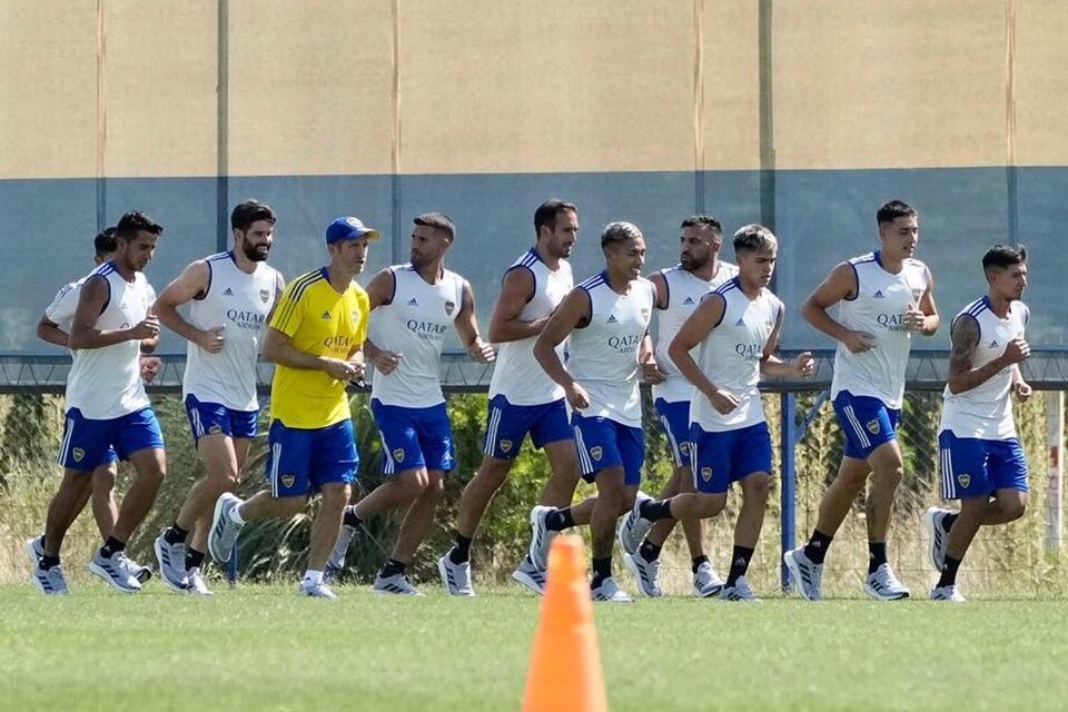 El equipo sigue con la preparación en Ezeiza (Fuente: Prensa Boca)